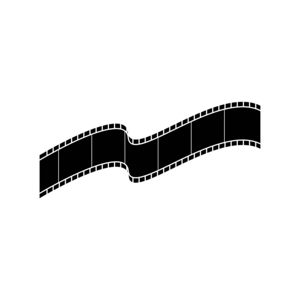 Movie Roll Icon Vector Ilustration Symbol Design — Vetor de Stock