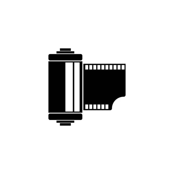 Movie Roll Icon Vector Ilustration Symbol Design — Vetor de Stock