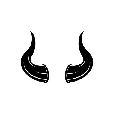 Deviil 'in İKON İKTİKASI VECTOR ILLUSTRASYON SİYBOL DESİGN