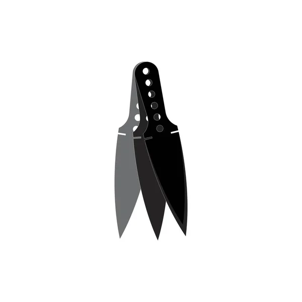 Dagger Icon Vector Illustration Symbol Ontwerp — Stockvector