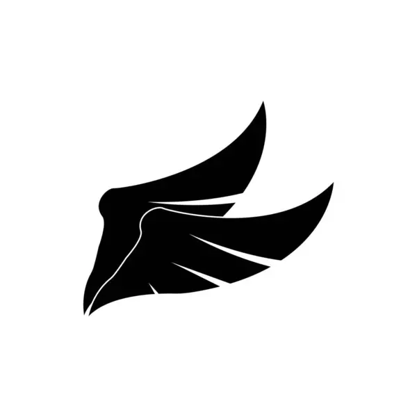Wings Icon Vector Illustration Symbol Design — Archivo Imágenes Vectoriales