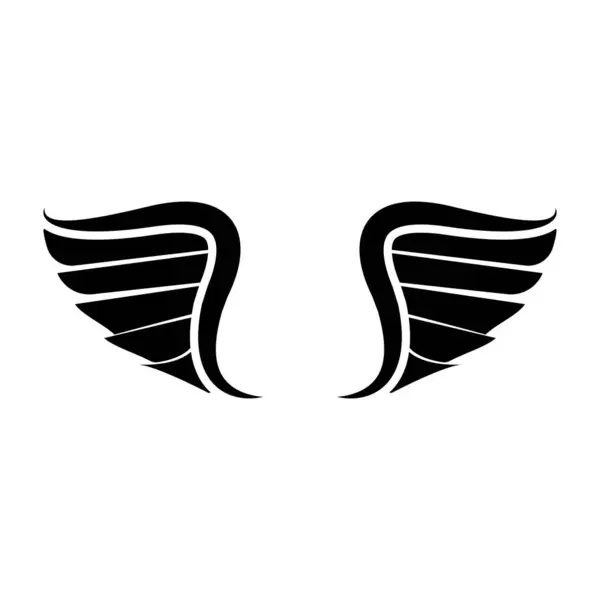 Wings Icon Vector Illustration Symbol Design — Archivo Imágenes Vectoriales