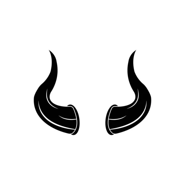 Devil Horn Icon Vector Illustration Symbol Design — Stock vektor