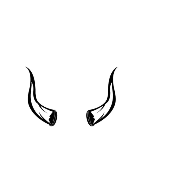Devil Horn Icon Vector Illustration Symbol Design — Stockvektor