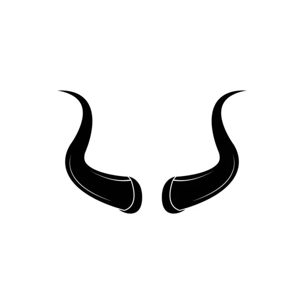 Devil Horn Icon Vector Illustration Symbol Ontwikkeling — Stockvector