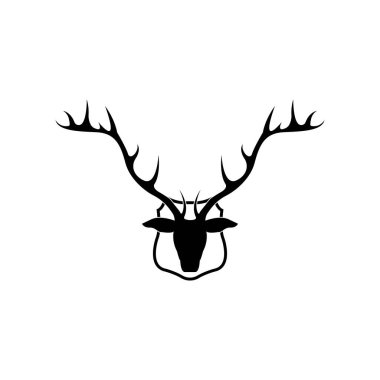 DEER ICON VECTOR ILLUSTRATION SYMBOL DESIGN