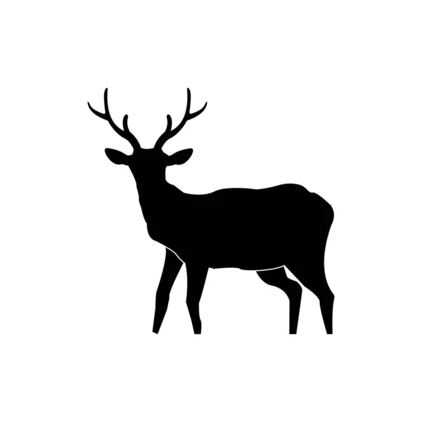 Deer Icon Vector Illustration Symbol Design - Stok Vektor