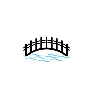 BRIDGE İKONU VECTOR SİLÜSTÜYONU DESİGN