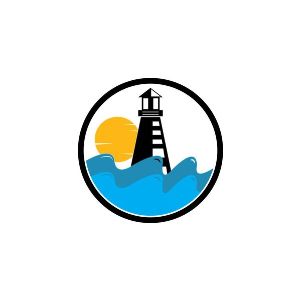 LIGHTHOUSE ICON VECTOR ILLUSTRATION SYMBOL DESIGN