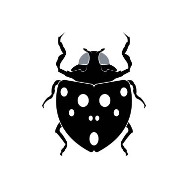 LADYbug ikonu VECTOR SİLÜSTÜYONU DESİGN