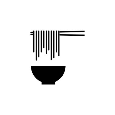 NOODLE İKONU VECTOR SÜRÜNCÜ SİMBOL DESİGN