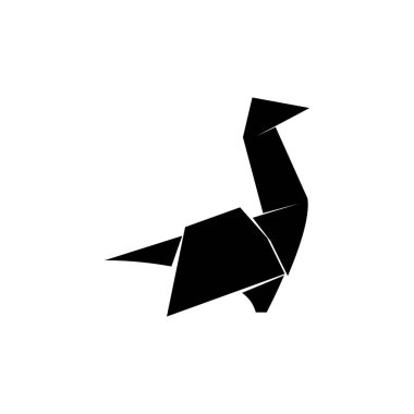 CRANE KUŞ İKONU VECTOR SİYBOL DESİGN