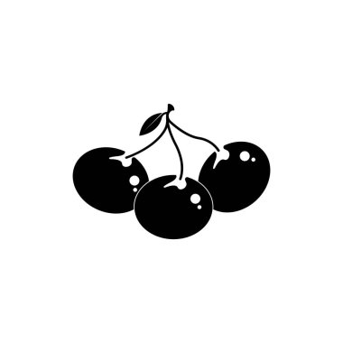 CHERRY İKON VECTOR SİLÜSTÜYONU SİYBOL DESİGN