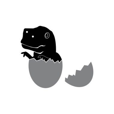 DINOSAURS İKONU VECTOR SİLÜSTÜYONU DESİGN