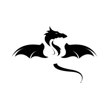 UÇAK DRAGON İKONU VECTOR SÜRÜLÜĞÜ DESİGN