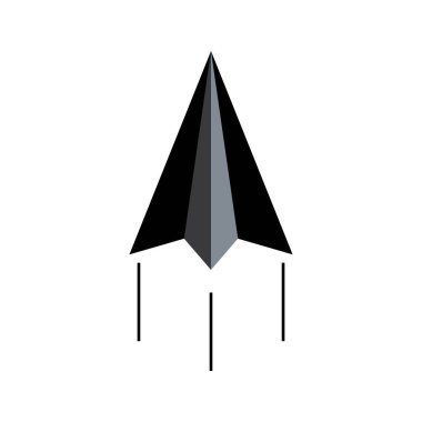 Kâğıt Gezegeni İkonik VECTOR SİLÜSTÜYONU SİYBOL DESİGN 