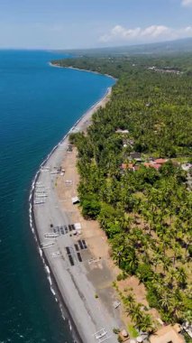 Tejakula Bali Endonezya 'daki Gretek plajı