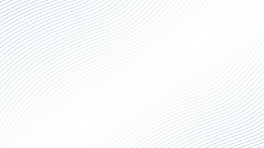 Beyaz vektör arkaplanındaki mavi çizgilerin soyut dalgası ve metin arkaplanı