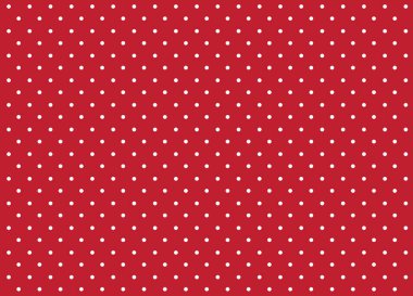 Soyut polka nokta kırmızı desen vektör arkaplanı
