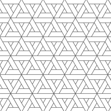 Doğrusal üçgen arkaplan ile geometrik karoları tekrarlayan modern soyut