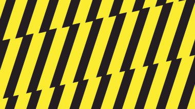 Siyah çizgili sarı arkaplan uyarısı