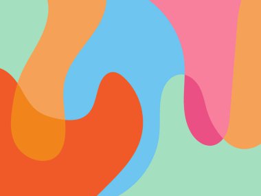 Soyut renkli sıvı ve sıvı vektör arkaplanı 