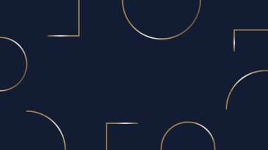 Modern altın lüks geometrik vektör arkaplanı