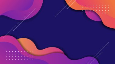 Modern soyut sıvı renkli vektör arkaplanını şekillendirir