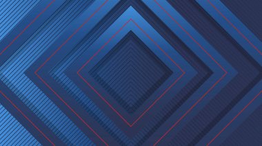 Modern geometrik elmas şekilli koyu mavi gradyan arkaplan