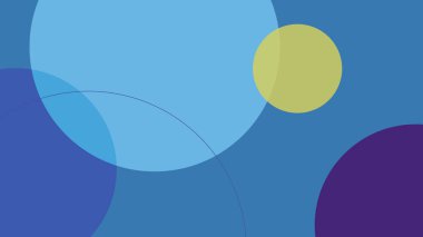 Yaratıcı modern soyut geometrik daireler vektör arkaplanı