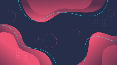 Modern soyut akışkan dinamik renk vektör arkaplanı