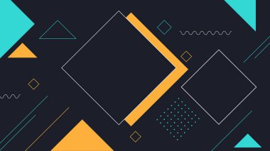 Modern geometrik şekiller vektör arkaplanı