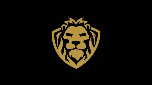Векторная Иллюстрация Логотипа Льва — стоковый вектор