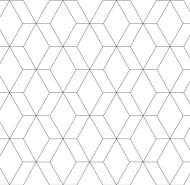 Kusursuz tekrarlayan geometrik altıgen vektör arkaplanı