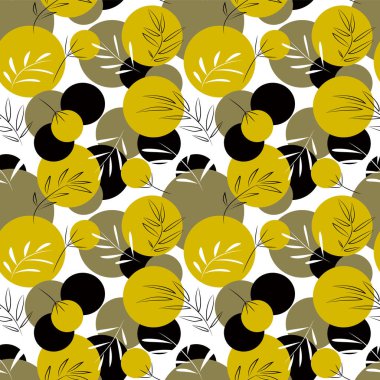 Yazdırma, arkaplan, daireler için geometrik dikişsiz desen