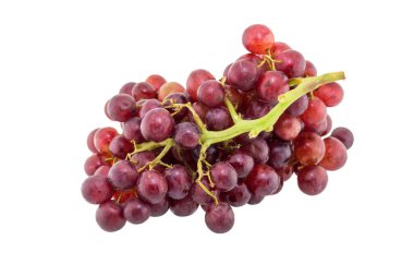 kırmızı üzüm beyaz arka plan üzerinde izole.