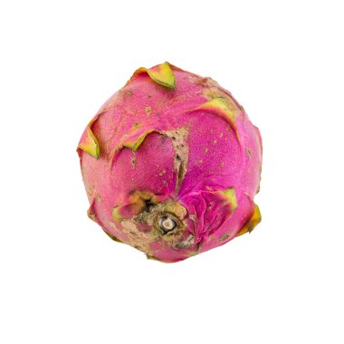 Beyaz arka plan üzerinde izole çürük dragon meyve