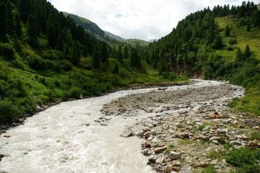 Ferrata üzerinden Obergurgler Klettersteig 'in Manzarası
