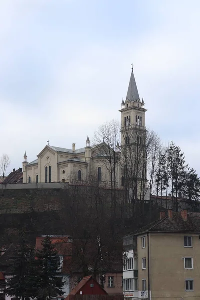 Monastery Church Found Sighisoara Immortalized Different Angles — Photo