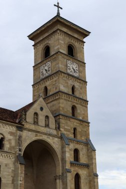 Alba Iulia 'daki Aziz Michael Katolik Katedrali farklı açılardan ölümsüzleştirildi.