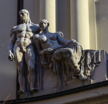 Çek Cumhuriyeti Prag 'da farklı noktalarda gözlemlenebilen heykeller