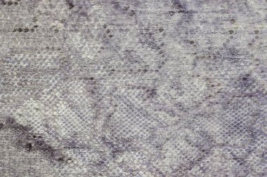 Sürüngenin altında kabartmalı hakiki deri örneği. Üretim kavramı