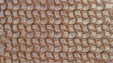 Derinin örgülü dokusu, afiş için doğal arka plan.
