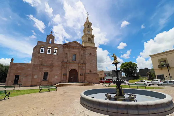 stock image The Cathedral of Saint Philip the Apostle in Linares, Nuevo Leon Mexico.