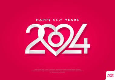 Mutlu yıllar 2024 arkaplanı.