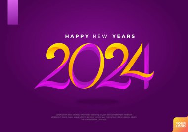 Mutlu yıllar 2024 arkaplanı.