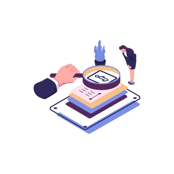Guides Flat Style Isometric Illustration Vector Design — Stock Vector