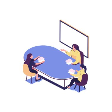 Ofis personeli eğitimi. Satışları ve becerileri arttır. Takım düşüncesi ve beyin fırtınası. Şirket bilgi vektörünün analizleri