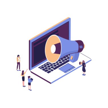  İnternet sitesi için iş promosyonu, reklam, bağırma, online uyarı