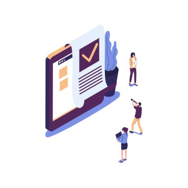  Bankacılık, elektronik mobil ödemeler, ödeme bildirimi, çek içeren büyük tablet, sözleşme sonucu